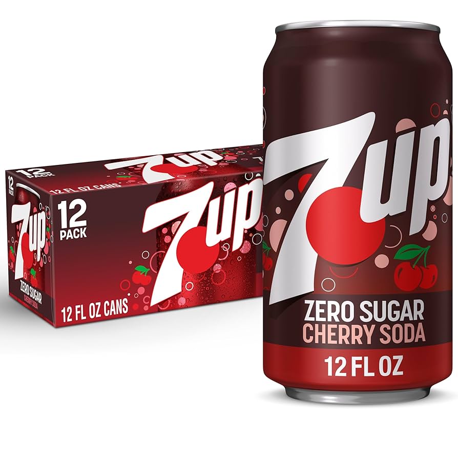 7up Zero Cherry 12Pk 355ml Can