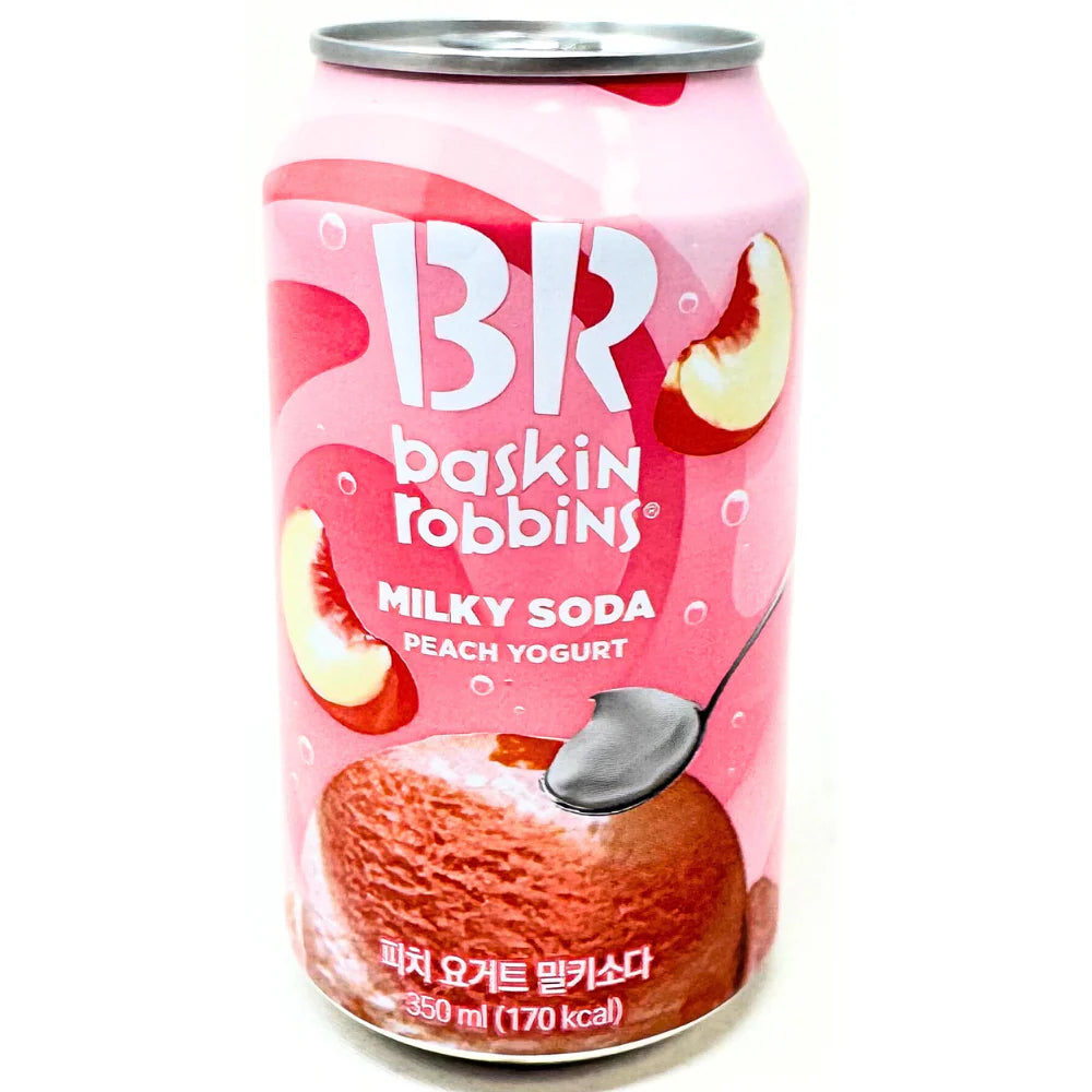 Baskin Robbins Peach Yogurt Milky Soda 350ml