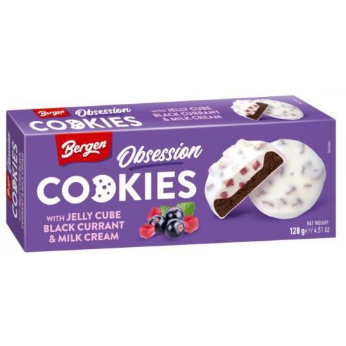 Bergen Obsession Jelly Cube Black Currant Cokies 128gm
