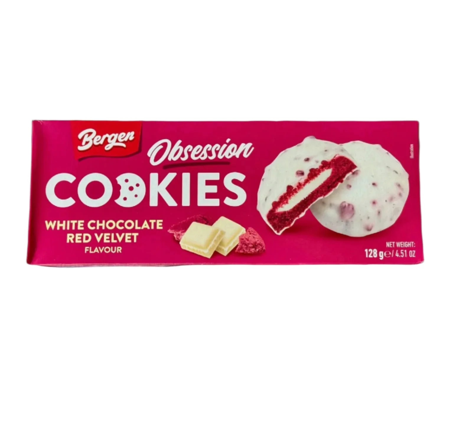 Bergen Obsession Red Velvet Cookies 128gm