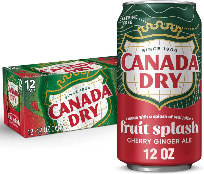 Canada Dry Fruit Splash 355ml 12Pk Can