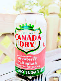 Canada Dry Strawberry Splash Zero 355ml Can