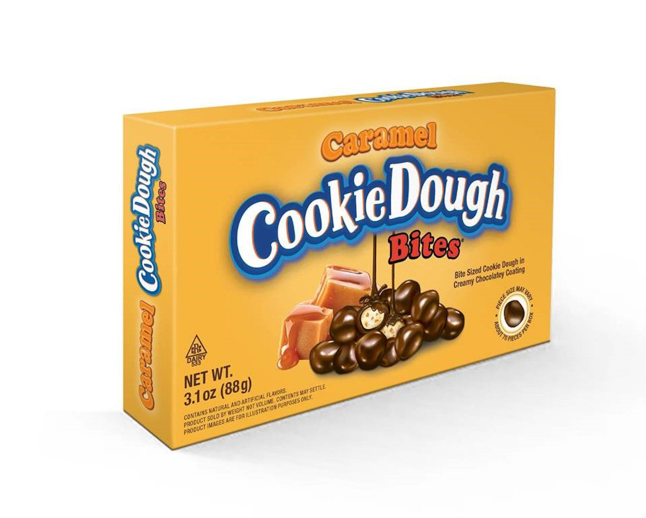 Cookie Dough Bites Choc Chip Caramel Theatre Box 88gm