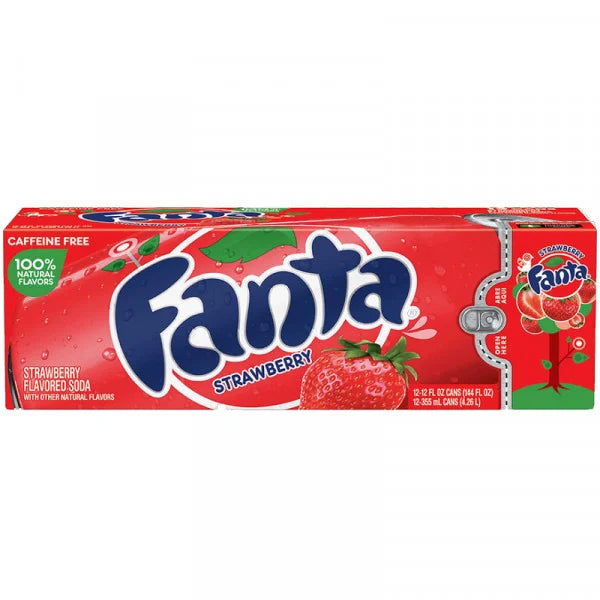 Fanta Strawberry 355ml 12Pk can