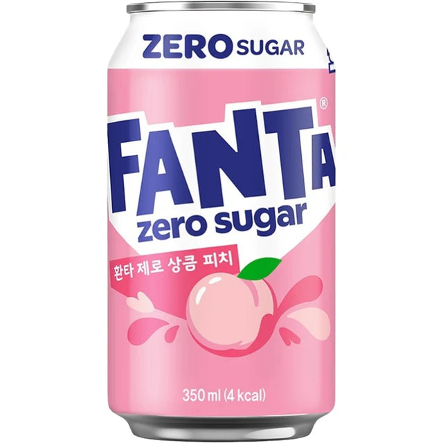 Fanta Zero Peach 350ml Can