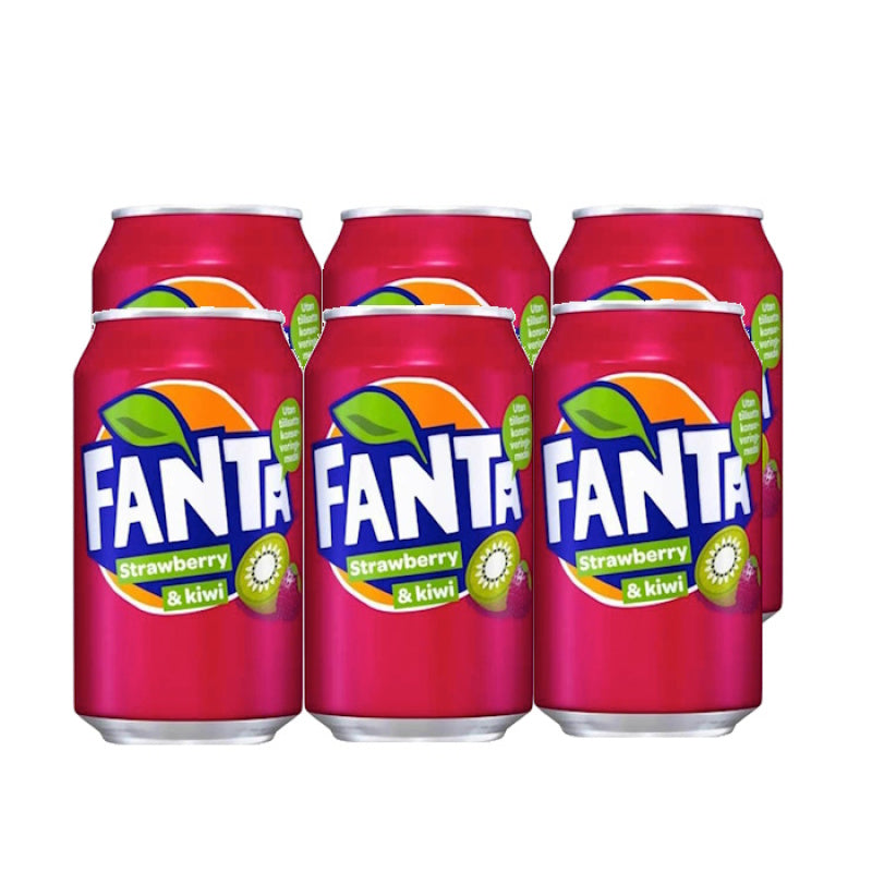 Fanta Strawberry Kiwi 355ml 6Pk Can