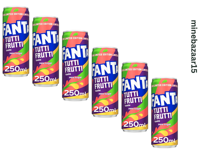 Fanta Tutti Frutti Zero 250ml Can
