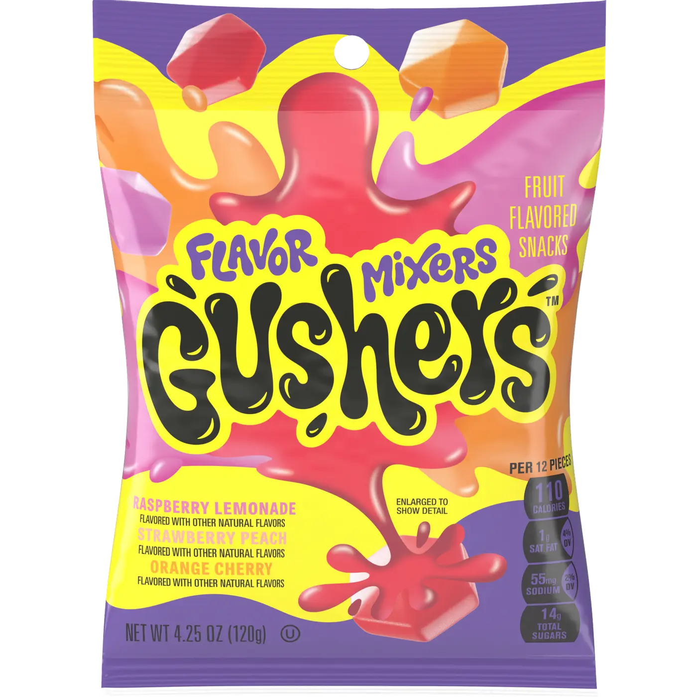 Gushers Flavor Mixers Pez Bag 120gm