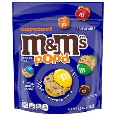 M&M's Pop'd Freeze Dried Candy 155gm