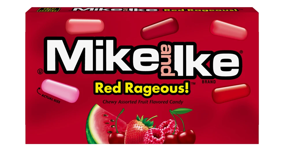 Mike & Ike Theatre Box Red Rageous 120gm