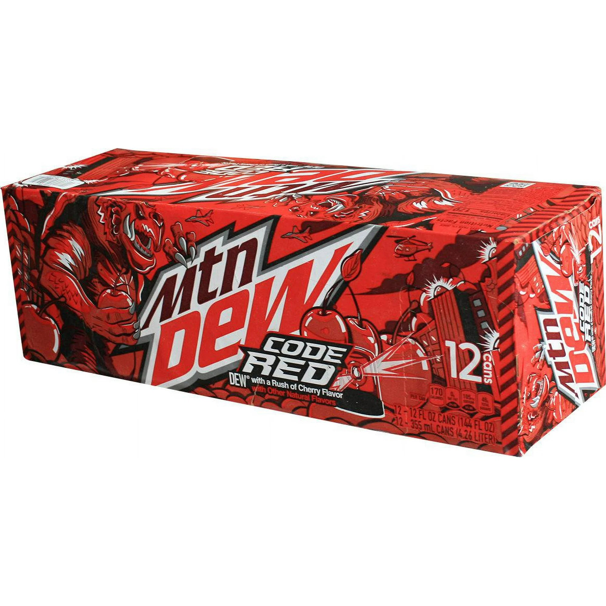 Mountain Dew Code Red 355ml 12Pk Can