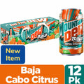 Mountain Dew Cabo Citrus 355ml 12Pk Can