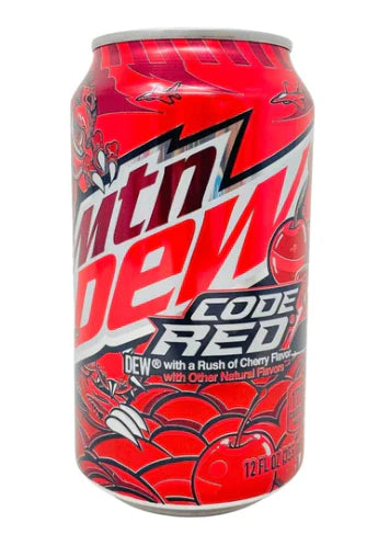 Mountain Dew Code Red 355ml Can