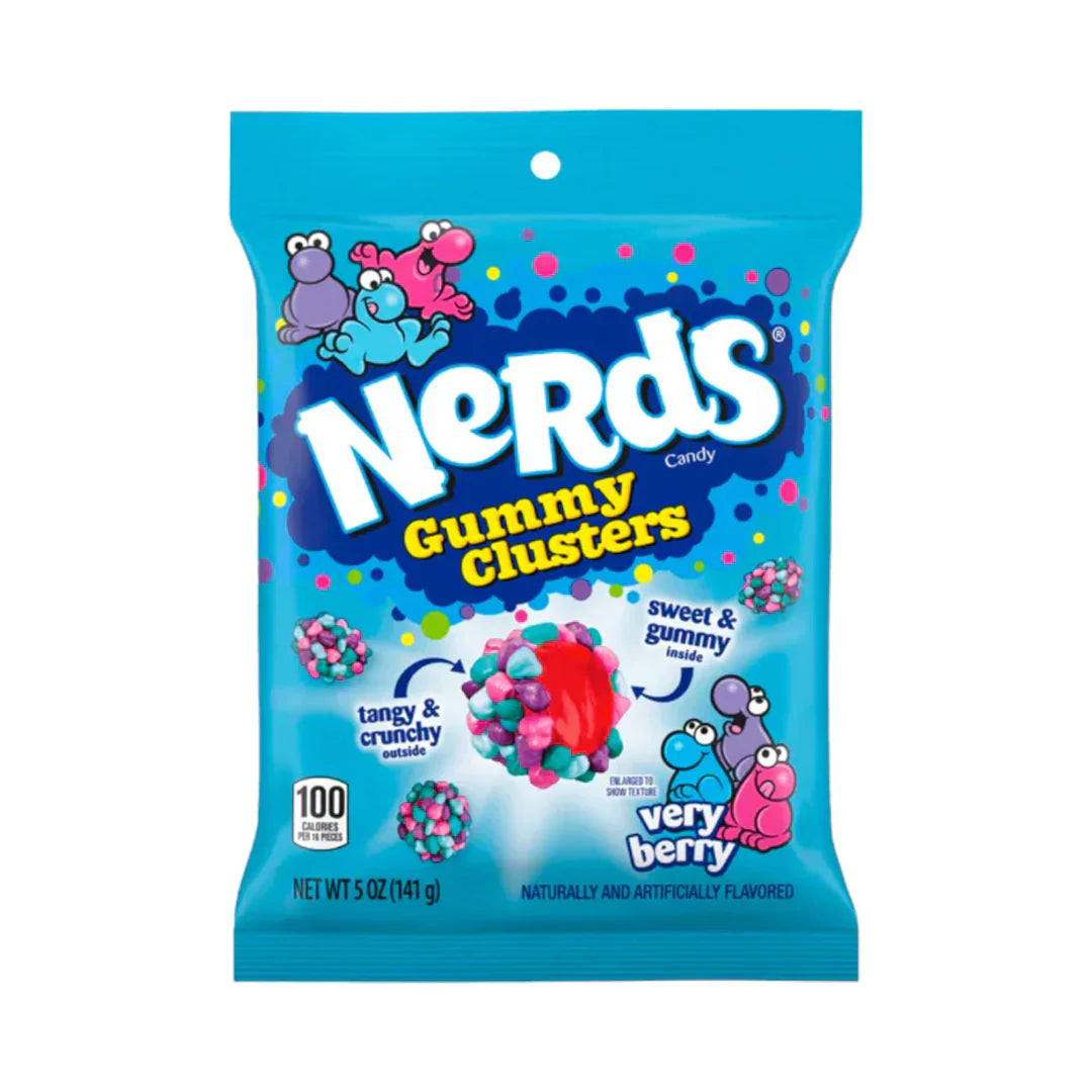 Nerds Gummy Clusters Very Berry Pez Bag 142gm