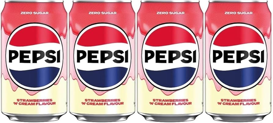 Pepsi Strawberry Cream Zero 330ml 6Pk can
