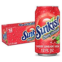 Sunkist Cherry Lemonade 355ml Can 12Pk